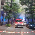 Incendio in una palazzina di Pesaro