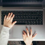 Notebook, computer, tastiera, informatica