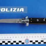 Coltello sequestrato a Porto San Giorgio