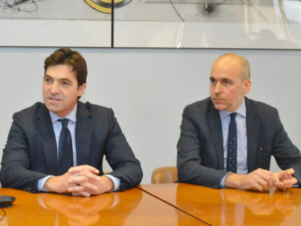 Francesco Acquaroli e Alexander D'Orsogna