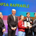 Sofia Raffaeli premiata alla Giornata delle Marche 2025 a Senigallia