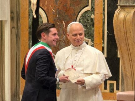 Marco Fioravanti e papa Leone XIV