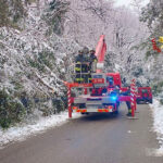 Neve sulle Marche tra il 5 e il 7 gennaio 2026: interventi dei Vigili del Fuoco
