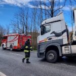 Tir fuori strada a Fabriano