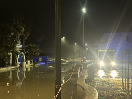 Mareggiata a Porto Recanati