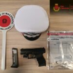 Pistola a gas sequestrata dalla Polizia Locale di Macerata