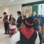 Acquaroli con gruppo folkloristico del saltarello