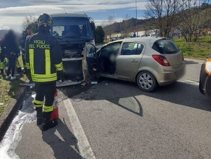 Incidente stradale a Sassocorvaro Auditore