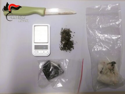 Denuncia per spaccio a Fabriano
