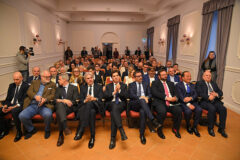 Cerimonia consegna premio Leader a Paolo Tanoni, Enrico Giacomelli, Alex D’Orsogna e Mirco Carloni