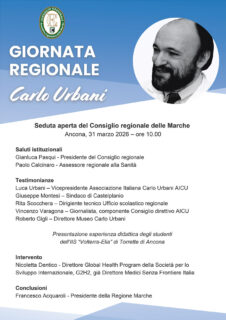Consiglio Regione Marche - Giornata Carlo Urbani 2026