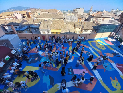 Inaugurata alla primaria S.Lucia di Osimo l'ultima opera del progetto Novo Educare
