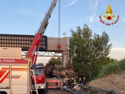 Incidente mortale sull'A14 tra Fano e Pesaro