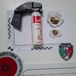 Spray lacrimogeno e hashish sequestrati dalla Polizia Locale di Falconara