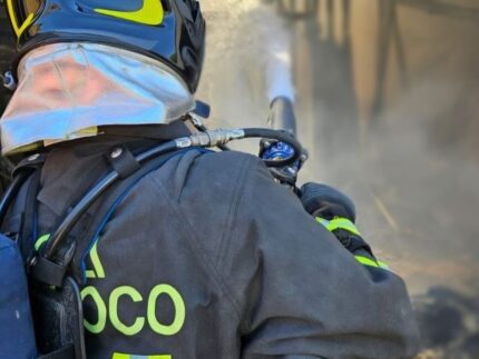 Incendio a Tolentino