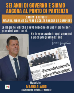 Mangialardi su intervista ad Acquaroli